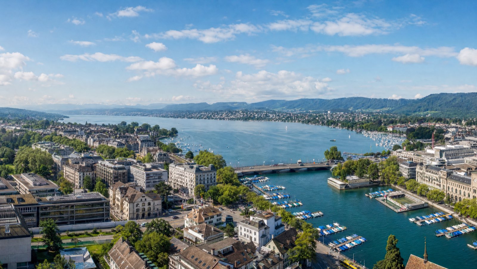 Zürich aus der Luft